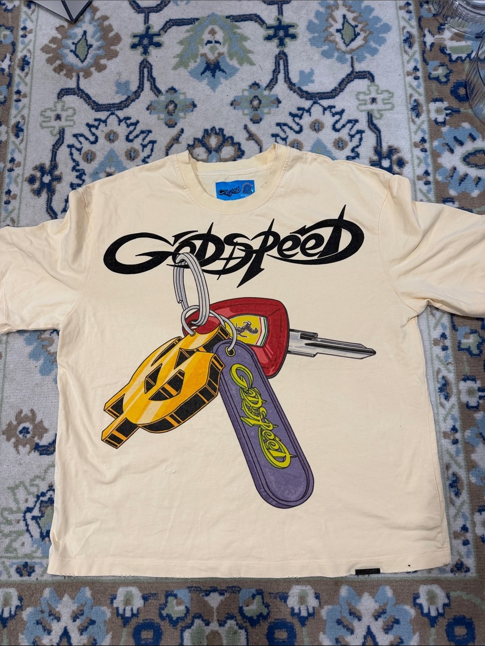 Godspeed Cream Short-Sleeve Graphic Tee